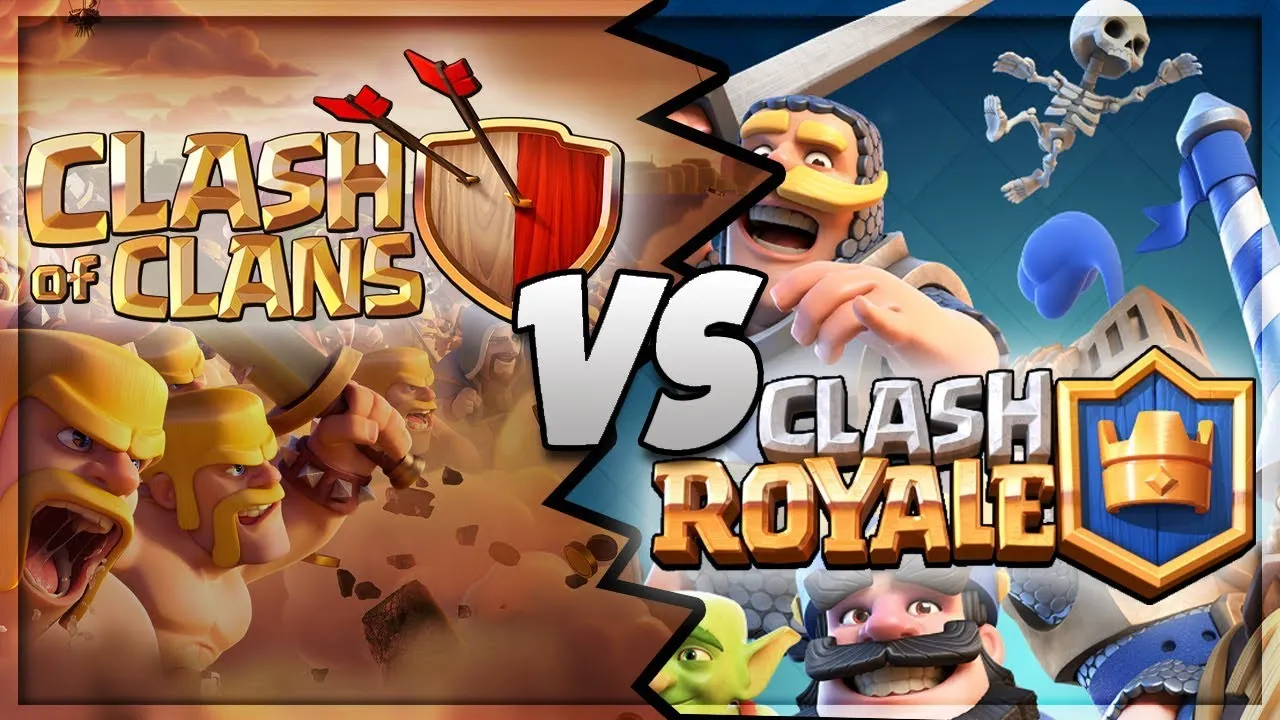 clash royale vs clash of clans